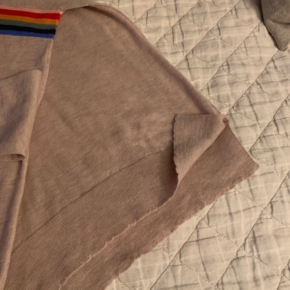 Sundry light weight oatmeal sweater